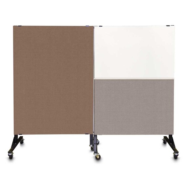 Sliding Door Indoor Enclosed Corkboard, 4